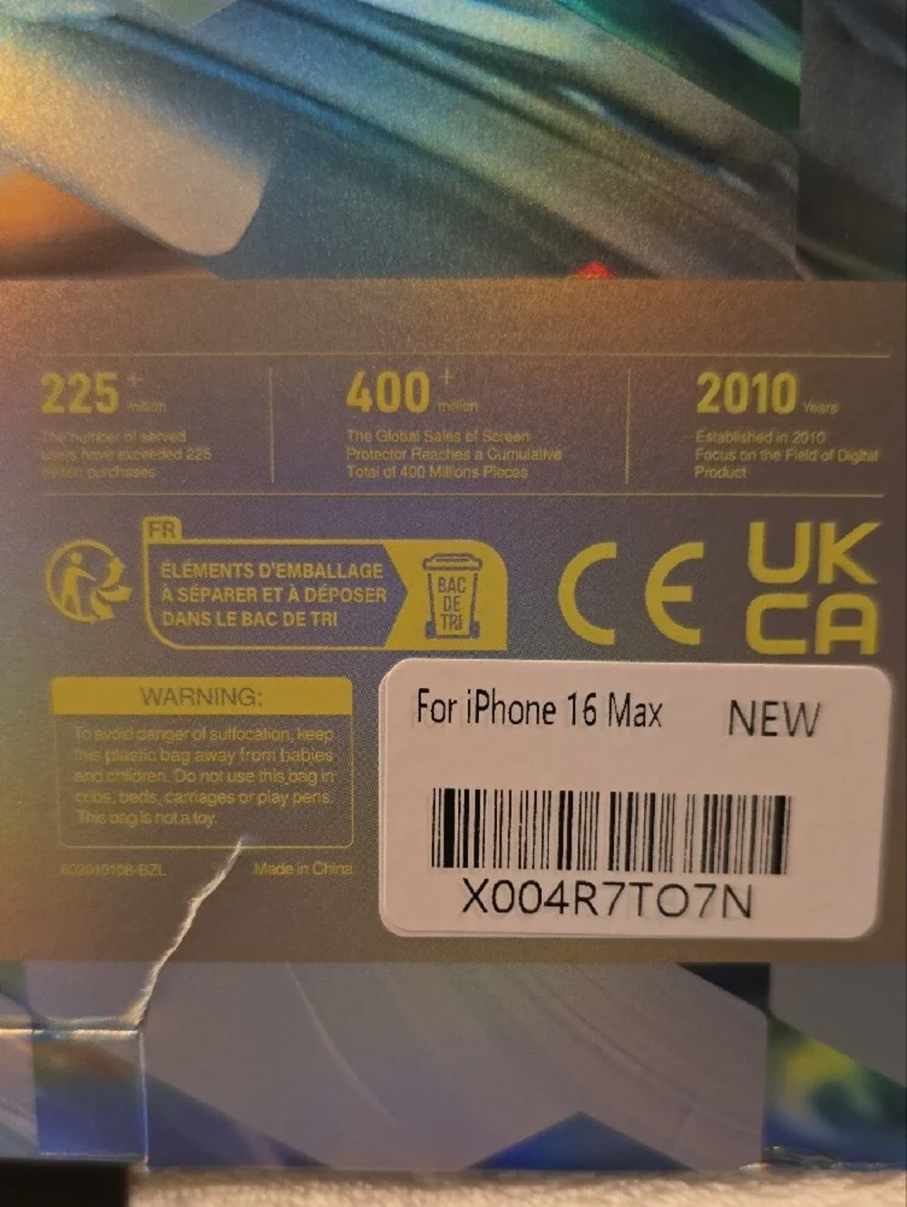NIB NWT SMART DEVIL iPhone 16 Max - Blue Holographic Phone Case